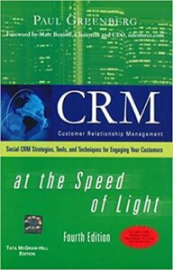 CRM book naming CRM at the speed of light by author Paul Greenberg