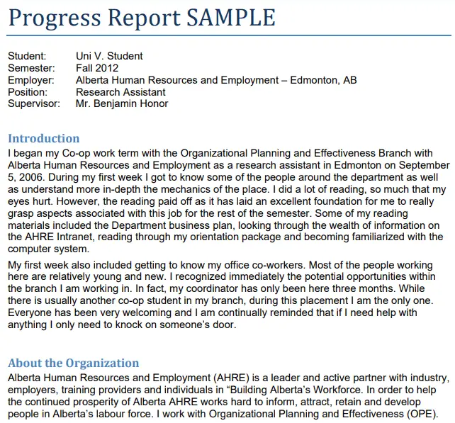 Sample-of-progress-report