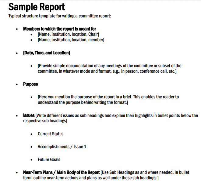 How To Write A Short Report Format - vrogue.co