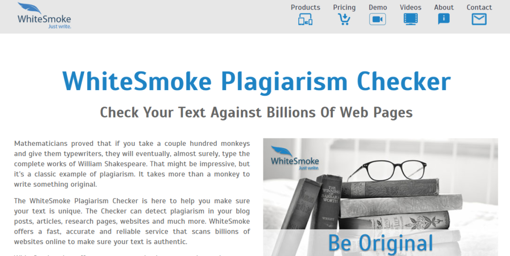 WhiteSmoke-Plagiarism-Checker-Home-page-layout
