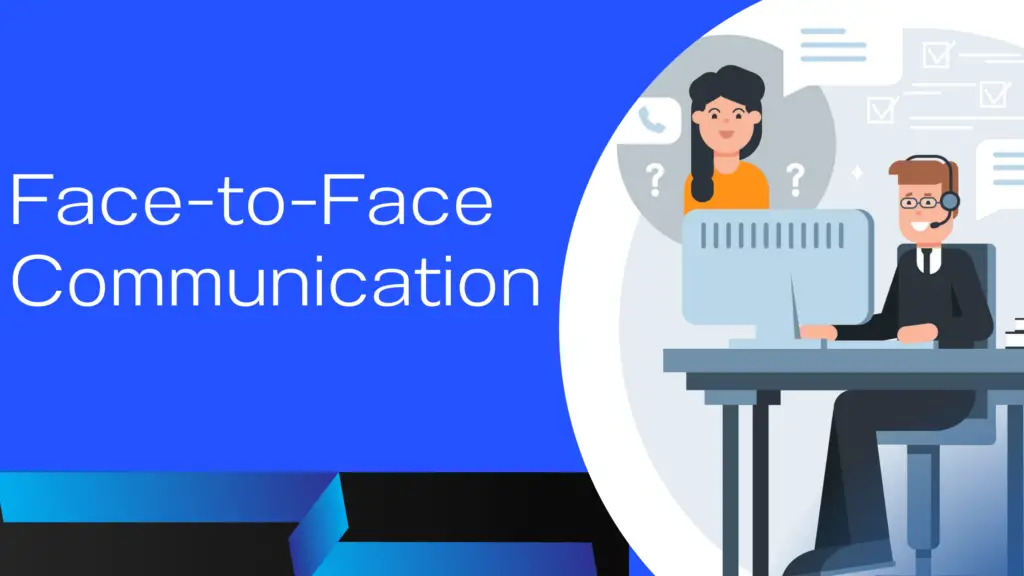 Face-to-face-communication